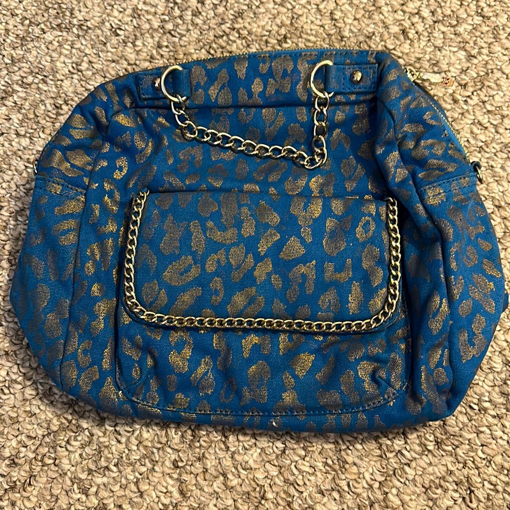 Zebra print crossbody bag